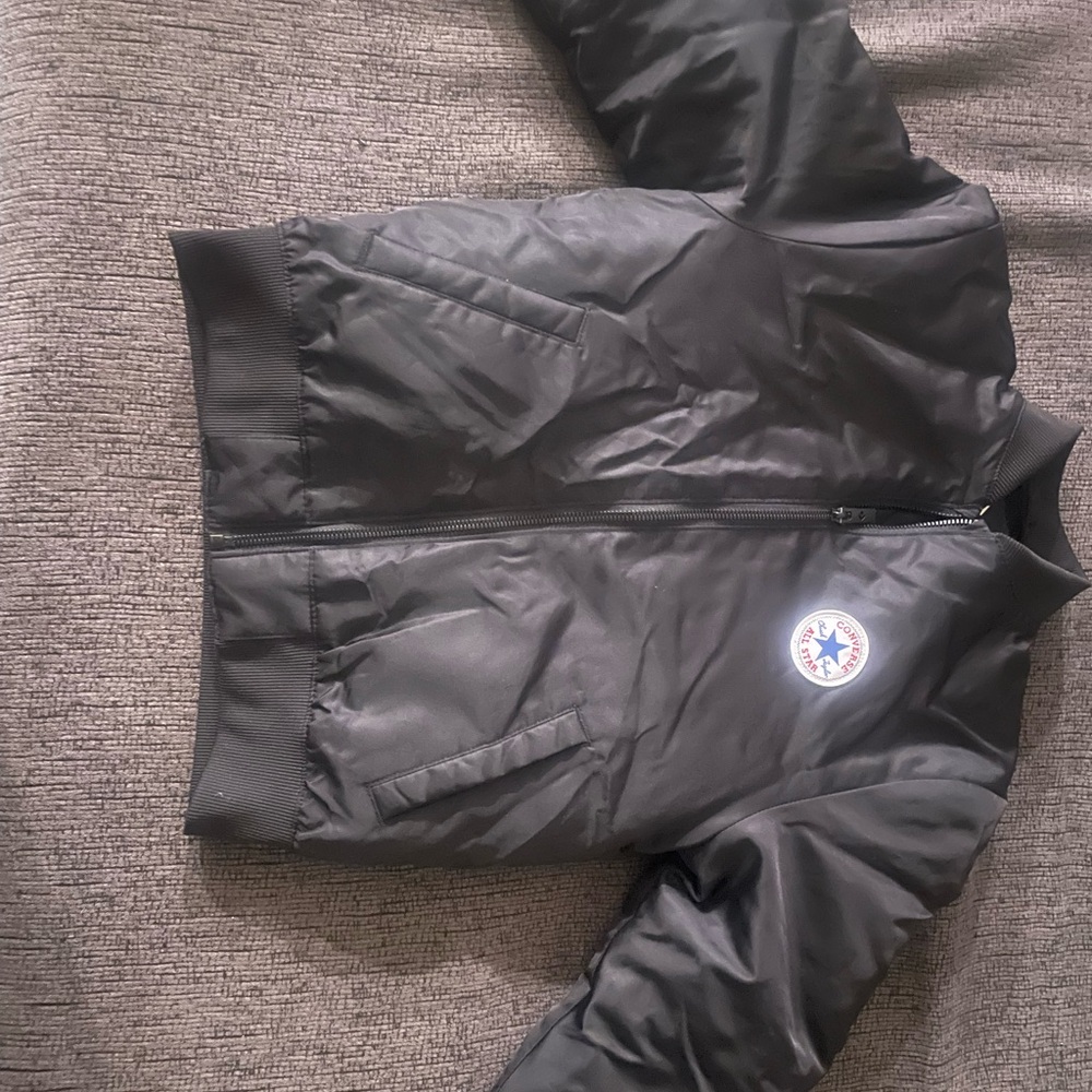 Converse Gray Puffer Jacket